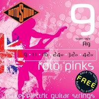 Rotosound Roto Pinks Electric Guitar Strings 9''s