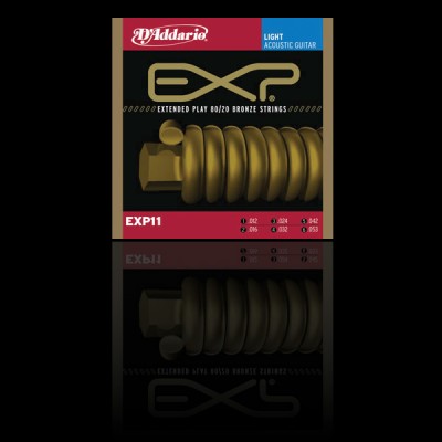 D''Addario EXP acoustic guitar strings 12''s